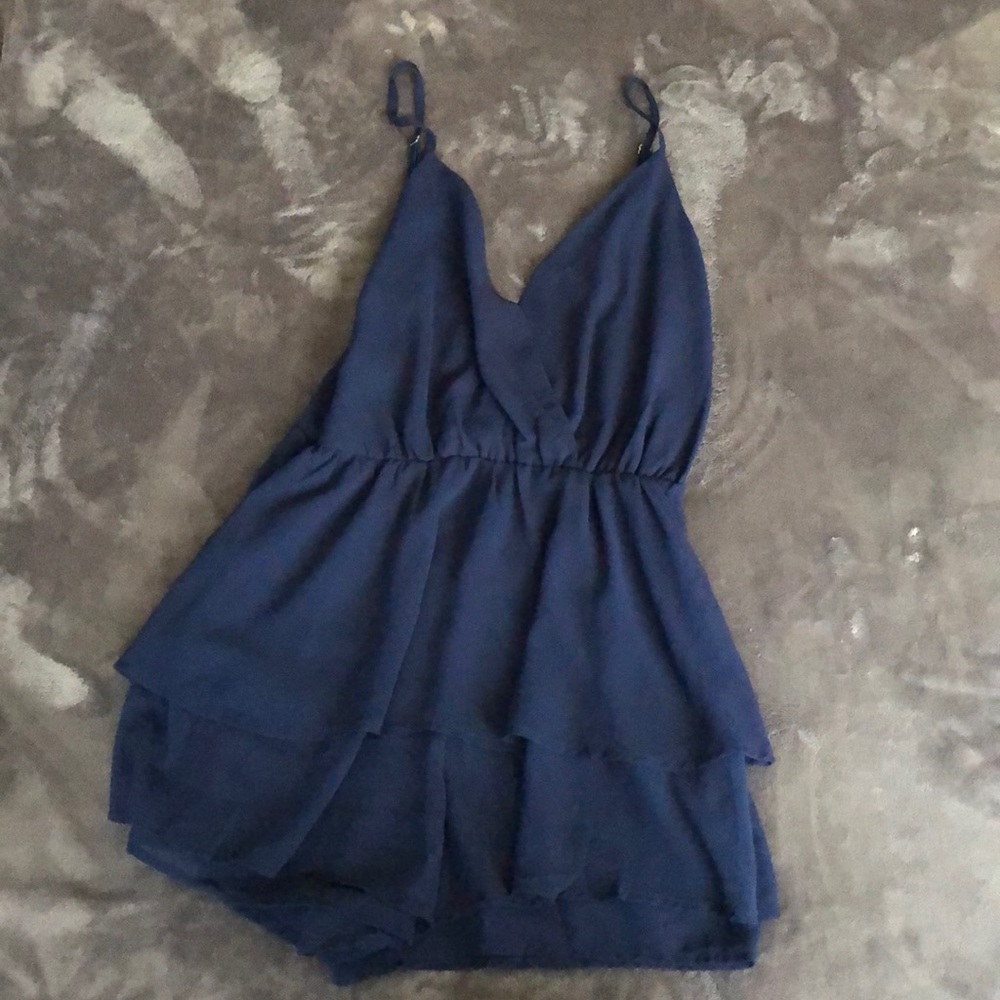 Blue romper